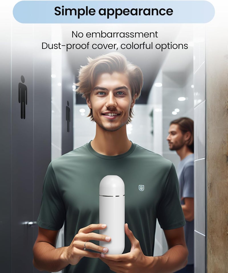 Redsack Portable Bidet for Postpartum/Perineal Care,Manual Handheld Peri Bottle for Feminine Hygiene & Travel, 380ml Leakproof,BPA-Free Sprayer for Men/Women/Baby (White, General) - Image 5